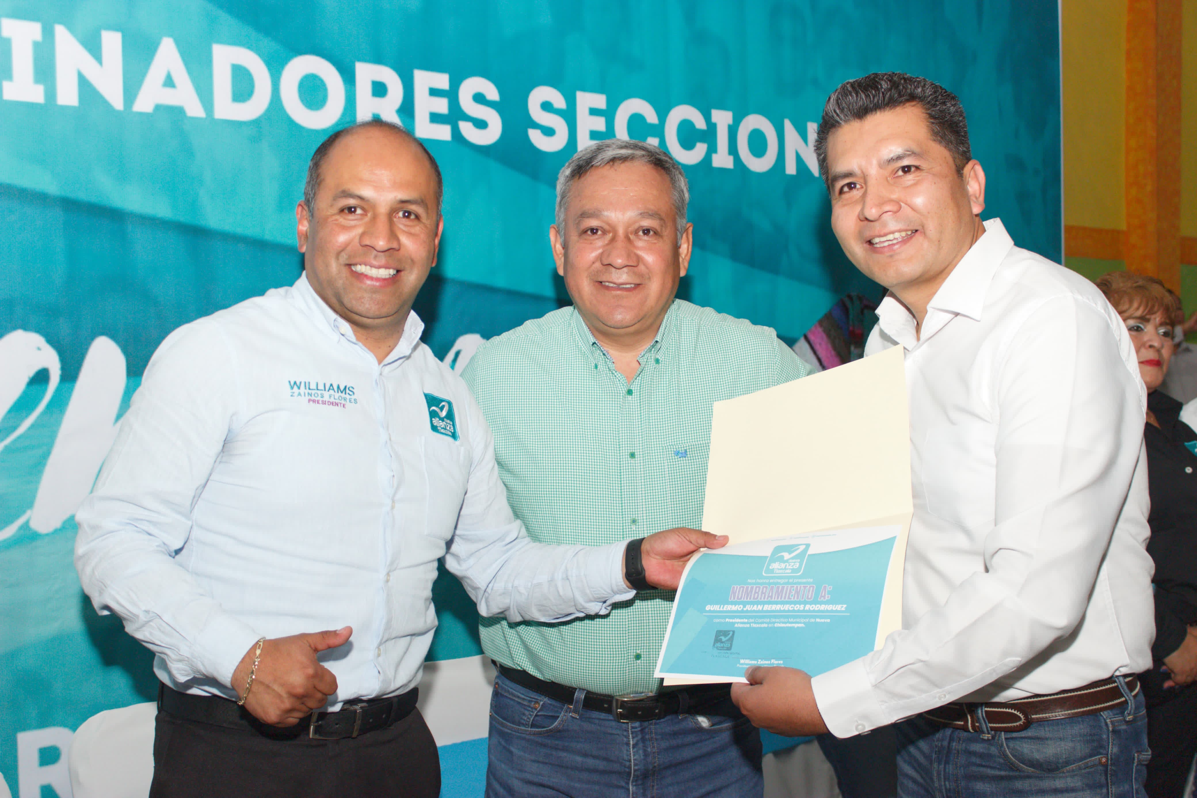Asume Guillermo Berruecos presidencia del comité de Nueva Alianza en Chiautempan